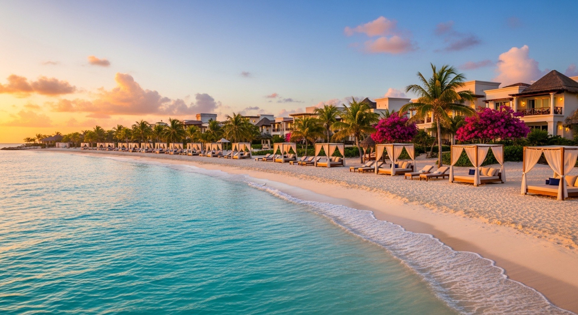 Luxury pool area at Desire Riviera Maya Pearl