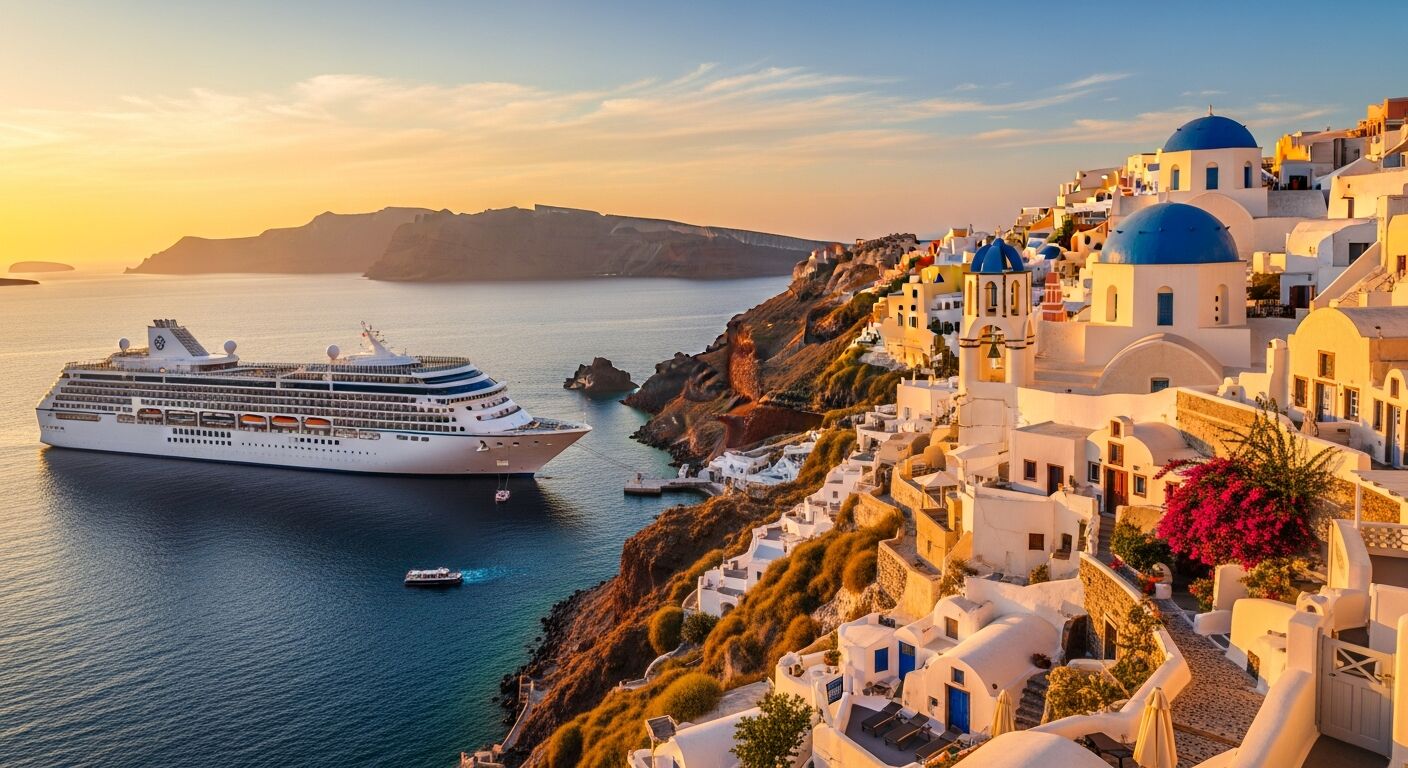 Modern Virgin Voyages cruise ship with red accents