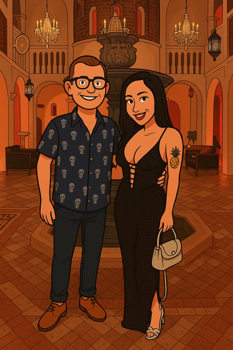 Mr. & Mrs. Maple, founders of Bare Getaways